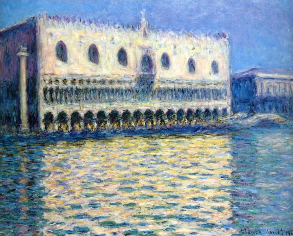 The Palazzo Ducale - Claude Monet Paintings